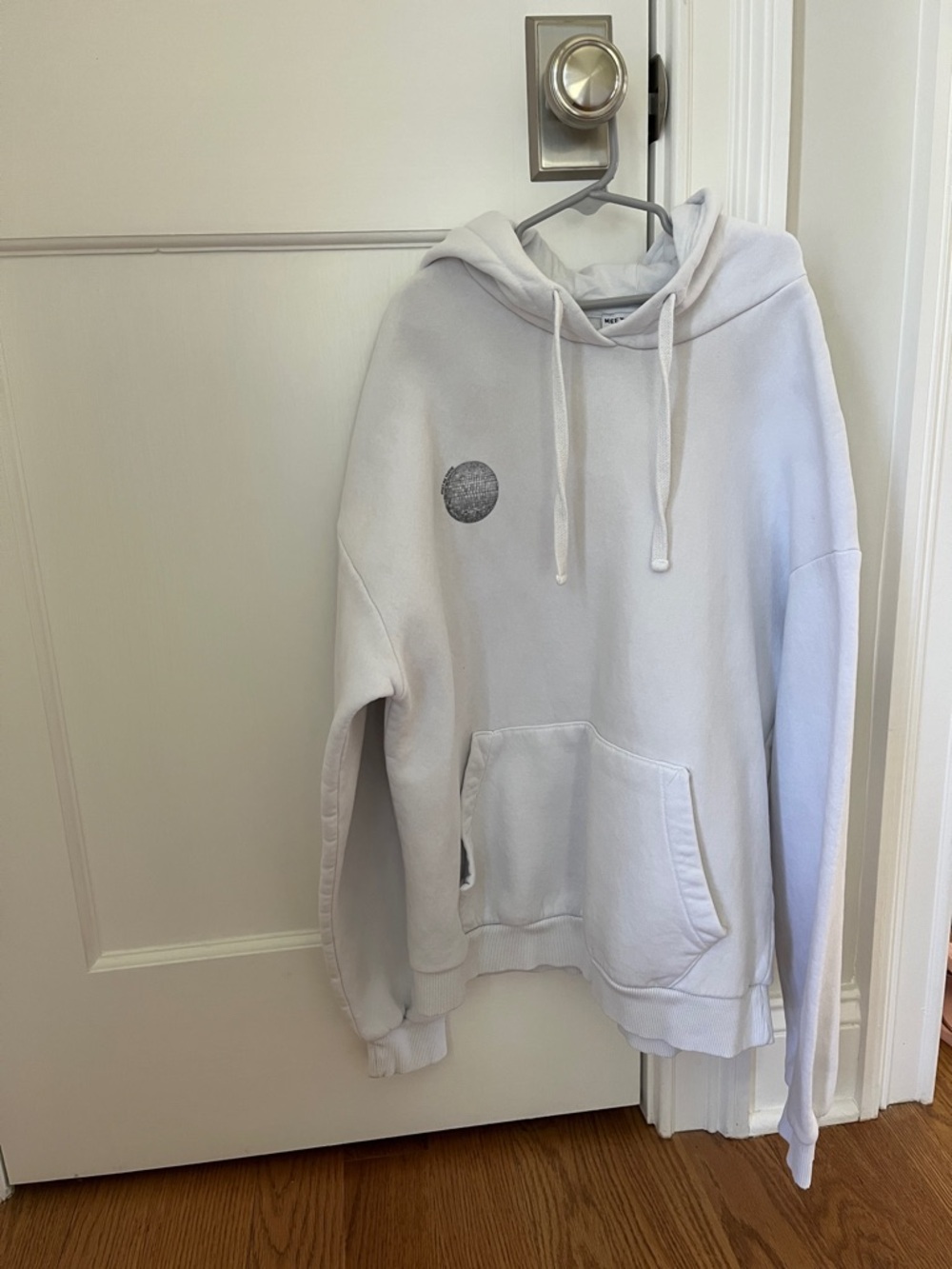 Meet Me There disco ball hoodie